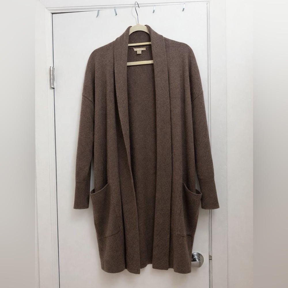 Michael Kors Collection Brown Cashmere Sweater